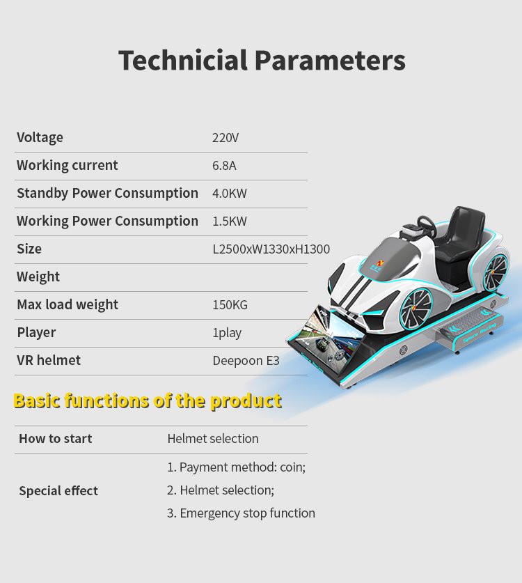 Dynamic Virtual Reality Racing Game Simulator