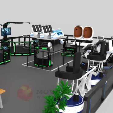 Virtual Reality Theme Park Games Indoor Amusement Park Equipment 9D VR Zone